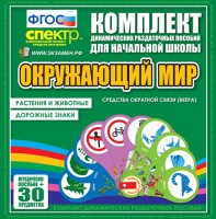 Динамические раздаточные пособия. Окружающий мир (веера). Животные и растения, дорожные знаки. - fgospostavki.ru - Барнаул