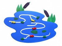 Сенсомоторное декоративно-развивающее панно "Река" - fgospostavki.ru - Барнаул
