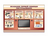 Многофункциональный интерактивный стенд-тренажер "Оказание первой помощи пострадавшим" для учащихся общеобразовательных учреждений - fgospostavki.ru - Барнаул