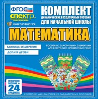 Динамические раздаточные пособия. Математика (Эластичные элементы). Единицы измерения, доли и дроби. - fgospostavki.ru - Барнаул