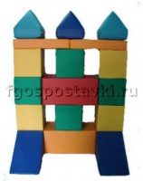 Мягкий модуль-конструктор "Башня" (17 элементов) - fgospostavki.ru - Барнаул