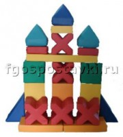 Мягкий модуль-конструктор "Башня" (21 элемент) - fgospostavki.ru - Барнаул