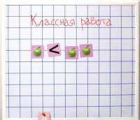 Магнитно-маркерная доска "Клетка" (86 см х 75 см) - fgospostavki.ru - Барнаул