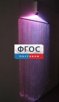 Фибероптическая занавесь (150 волокон) с интерактивным источником света - fgospostavki.ru - Барнаул