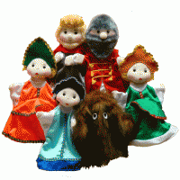 Набор перчаточных кукол "Аленький цветочек" - fgospostavki.ru - Барнаул