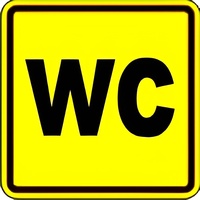 Тактильный знак (WC) 100х100 - fgospostavki.ru - Барнаул