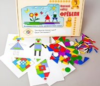 Игровой набор Фребеля "Конструктор плоскостной-4" (Серия "Эксперимент") - fgospostavki.ru - Барнаул