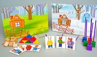 Игровой набор Фребеля "Заюшкина избушка" (серия "Сказочный мир". Выпуск 1) - fgospostavki.ru - Барнаул