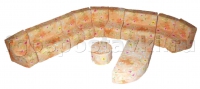 Угловая мебель "Лада-3" гобелен (12 элементов) - fgospostavki.ru - Барнаул