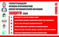 Плакат "Правила профилактики коронавируса" - fgospostavki.ru - Барнаул