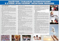 Стенд "Содействие гражданско-патриотическому и духовно-нравственному воспитанию молодежи" - fgospostavki.ru - Барнаул