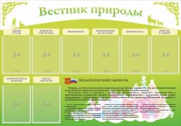 Стенд "Вестник природы" Вариант 4 - fgospostavki.ru - Барнаул