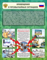 Стенд "Оповещения в чрезвычайных ситуациях" - fgospostavki.ru - Барнаул
