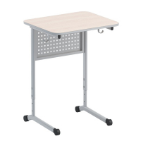 Стол ученический одноместный с перфорированной панелью - fgospostavki.ru - Барнаул