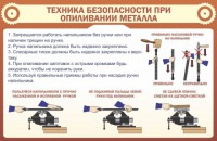 Стенд "Техника безопасности при опиливании металла" - fgospostavki.ru - Барнаул