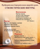 Стенд "Стилистические фигуры" Вариант 1 - fgospostavki.ru - Барнаул