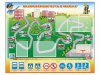 Стенд "Безопасный путь в школу" с комплектом сменных карточек - fgospostavki.ru - Барнаул