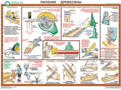 Комплект плакатов "Безопасность труда при деревообработке" - fgospostavki.ru - Барнаул
