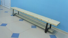 Скамейка гимнастическая (металлические ножки) (1,5 м)  - fgospostavki.ru - Барнаул