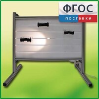 Панель с держателями и подсветкой для монтажа оборудования для проведения демонстрационных опытов по химии - fgospostavki.ru - Барнаул