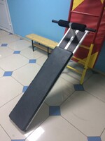 Доска для пресса навесная на шведскую стенку с двумя валиками (длина 1,5 метра) - fgospostavki.ru - Барнаул