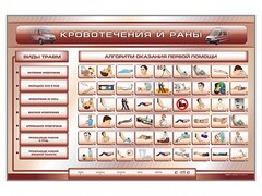 Трехсекционный базовый комплект "Травмы. Кровотечения. Ожоги" для учащихся общеобразовательных учреждений - fgospostavki.ru - Барнаул