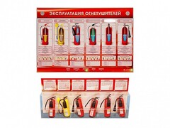 Электрифицированный стенд-тренажер "Эксплуатация огнетушителей" с разрезными агрегатами - fgospostavki.ru - Барнаул