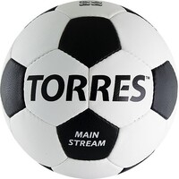 Мяч футбольный TORRES Main Stream (размер 4, синтетическая кожа, тренировочный) - fgospostavki.ru - Барнаул