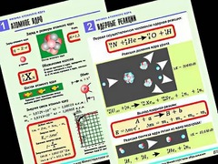 Комплект таблиц "Физика атомного ядра" (10 таблиц, формат А1, ламинированные) - fgospostavki.ru - Барнаул
