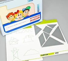 Игровой набор "Танграм" (с комплектом карточек) - fgospostavki.ru - Барнаул
