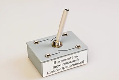 Выключатель двухполюсный (демонстрационный) - fgospostavki.ru - Барнаул