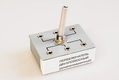 Переключатель двухполюсный (демонстрационный) - fgospostavki.ru - Барнаул