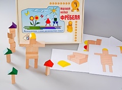 Игровой набор Фребеля "Конструктор деревянный без соединений-3" (Серия "Эксперимент") - fgospostavki.ru - Барнаул