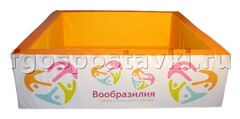 Бассейн "Вообразилия" квадратный с шелкографией - fgospostavki.ru - Барнаул