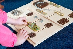Тактильно-развивающая панель “Замочки” - fgospostavki.ru - Барнаул