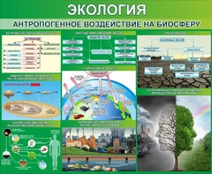 Стенд "Экология. Антропогенное воздействие на биосферу" - fgospostavki.ru - Барнаул