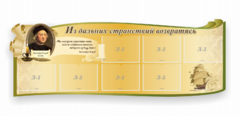 Стенд резной "Из дальних странствий возвратясь" - fgospostavki.ru - Барнаул