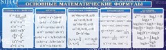 Стенд "Основные математические формулы" - fgospostavki.ru - Барнаул