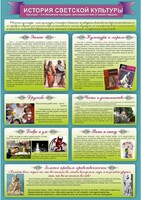 Стенд "История светской культуры" Вариант 2 - fgospostavki.ru - Барнаул