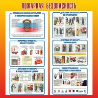 Стенд "Пожарная безопасность" Вариант 4 - fgospostavki.ru - Барнаул
