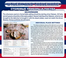 Стенд "Столовые приборы и посуда" - fgospostavki.ru - Барнаул