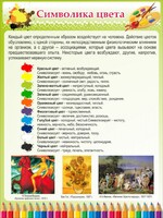 Стенд "Символика цвета" - fgospostavki.ru - Барнаул