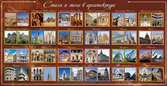 Стенд "Стили и эпохи в архитектуре" - fgospostavki.ru - Барнаул