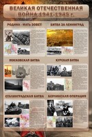 Стенд "Великая отечественная война (битвы)" - fgospostavki.ru - Барнаул