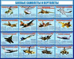 Стенд "Боевые самолеты и вертолеты" - fgospostavki.ru - Барнаул