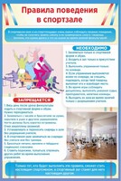 Стенд "Правила поведения в спортзале №1" - fgospostavki.ru - Барнаул