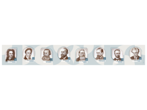 Стенд-лента "Выдающиеся ученые-историки" - fgospostavki.ru - Барнаул