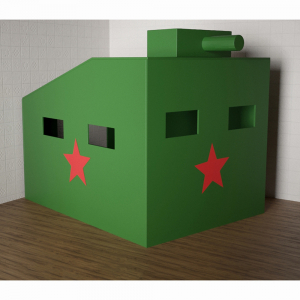 Игровой домик «Танк» - fgospostavki.ru - Барнаул