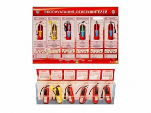 Электрифицированный стенд-тренажер "Эксплуатация огнетушителей" с разрезными агрегатами - fgospostavki.ru - Барнаул