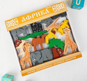 Конструктор "Африка", 35 элементов - fgospostavki.ru - Барнаул